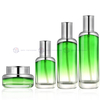 Luxury Silver Electroplated Round-Shoulder Glass Skincare Packaging Set
