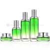 Luxury Silver Electroplated Round-Shoulder Glass Skincare Packaging Set