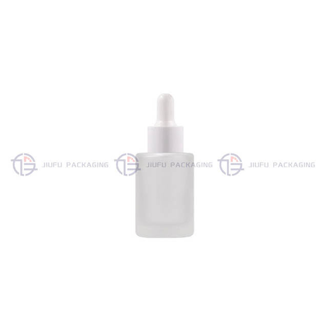 Frosted Clear Glass Dropper Serum Bottle (5ml–230ml)