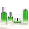 Luxury Silver Electroplated Round-Shoulder Glass Skincare Packaging Set