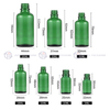 Green Glass Dropper Bottle