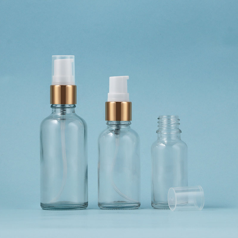 Crystal Clear Premium Glass Essential Oil Bottles