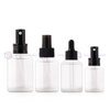 Cosmetic Glass Cream Jars & Skincare Bottle Set (Clear & Amber)