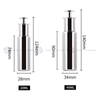 Luxury Clear Glass Syringe Pump Serum Bottle (20ml / 40ml) 