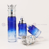 Luxury Crown Cosmetic Glass Packaging Set
