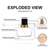 Luxury Premium Glass Perfume Bottle (30ml / 50ml / 100ml)