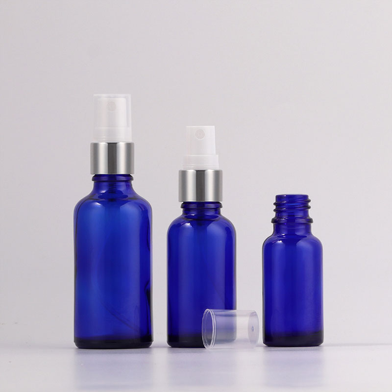 Cobalt Blue Glass Dropper Bottle for Essential Oils