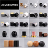 Round Thick Bottom Clear Glass Perfume Bottle (30ml / 50ml / 100ml)
