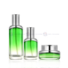 Luxury Silver Electroplated Round-Shoulder Glass Skincare Packaging Set
