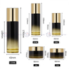 Luxury Custom Skincare Glass Bottle Set