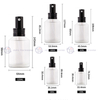 Cosmetic Glass Cream Jars & Skincare Bottle Set (Clear & Amber)